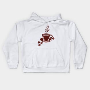 brown coffe Kids Hoodie